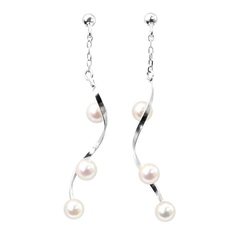 K18 アコヤ真珠 ロングピアス_22