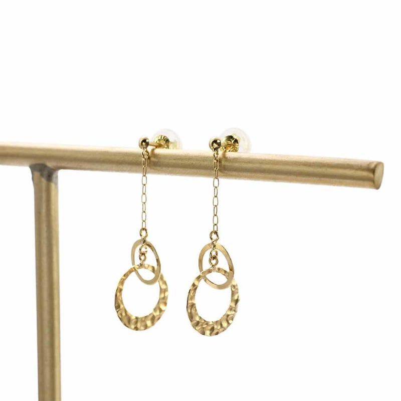 K18YG サークルモチーフ ピアス_03