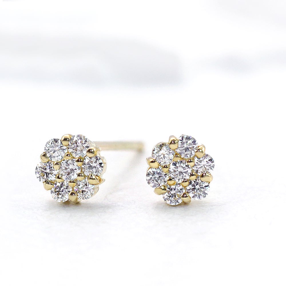 K18YG ダイヤモンド ピアス_02