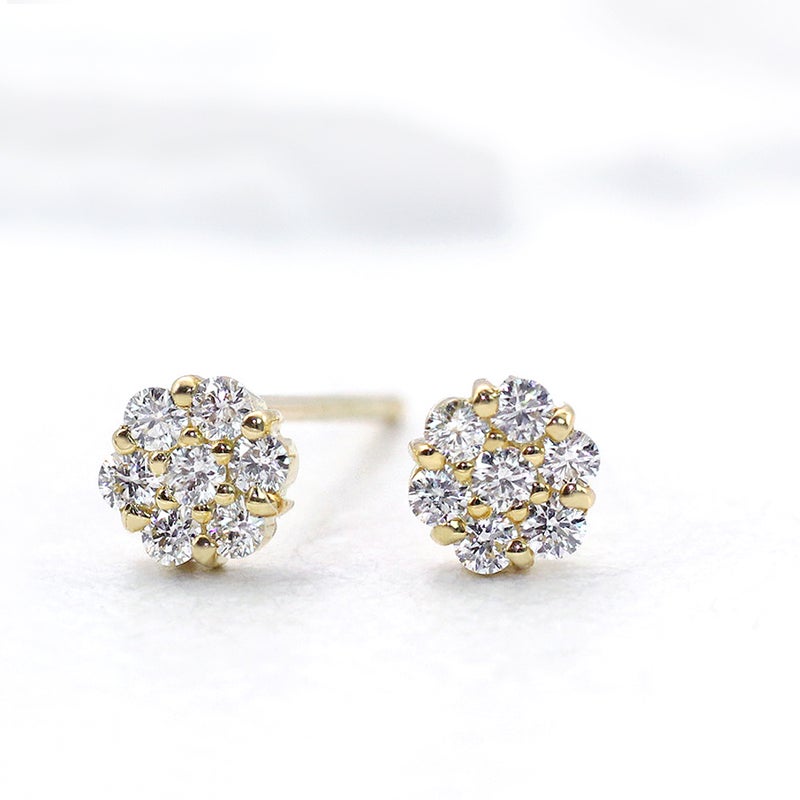 K18YG ダイヤモンド ピアス_02