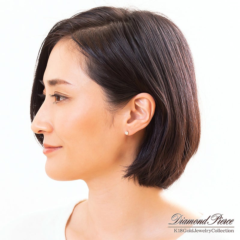 K18YG ダイヤモンド ピアス_09