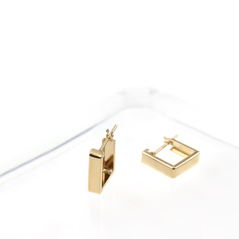 K18YG スクエア フープピアス_02
