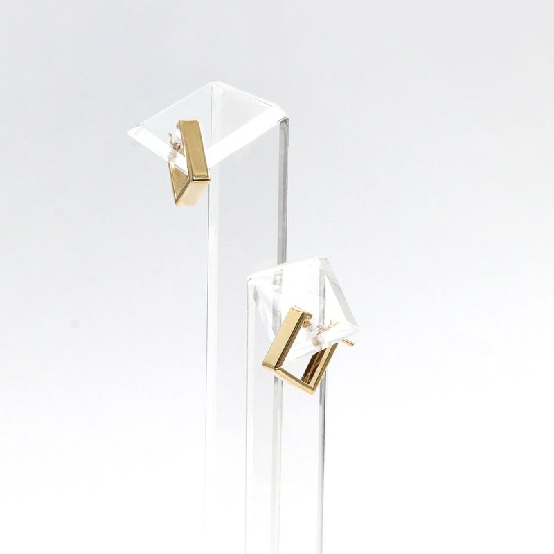 K18YG スクエア フープピアス_09