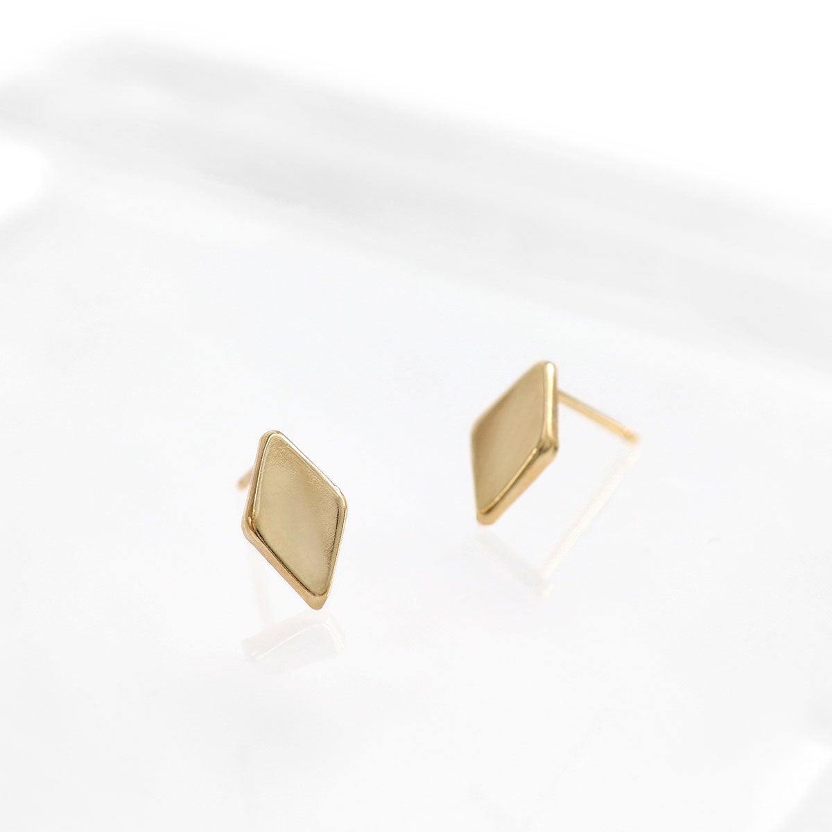 K18YG ひし形 ピアス_03