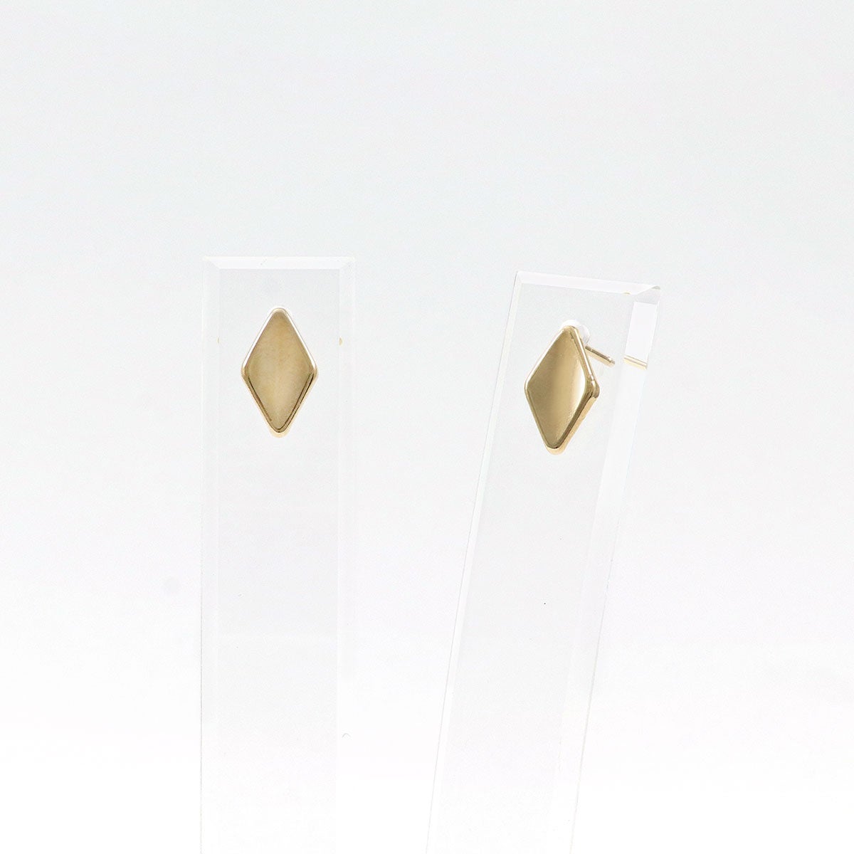 K18YG ひし形 ピアス_09
