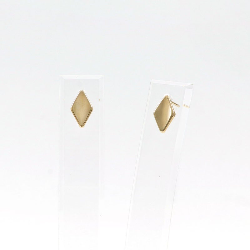 K18YG ひし形 ピアス_09