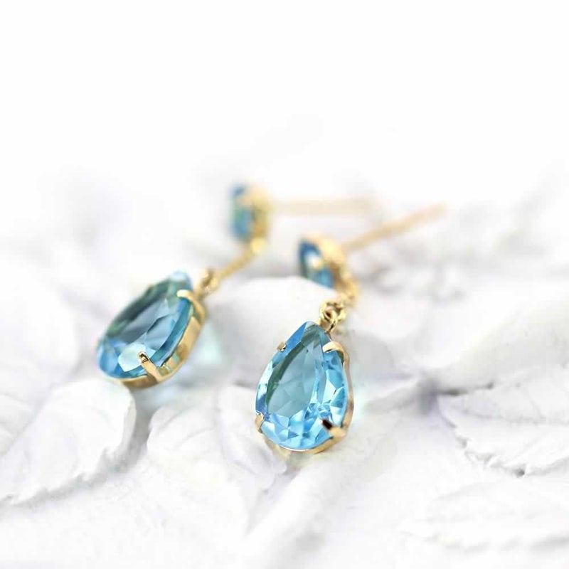 K18YG ブルートパーズ ティアドロップピアス_03