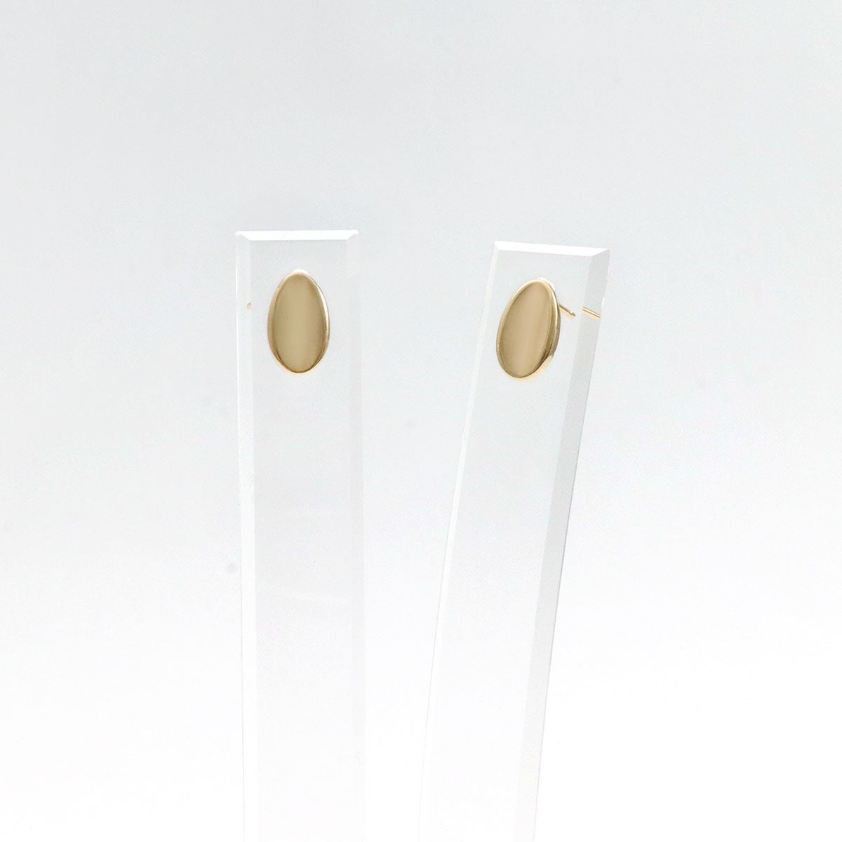 K18YG オーバル ピアス_09