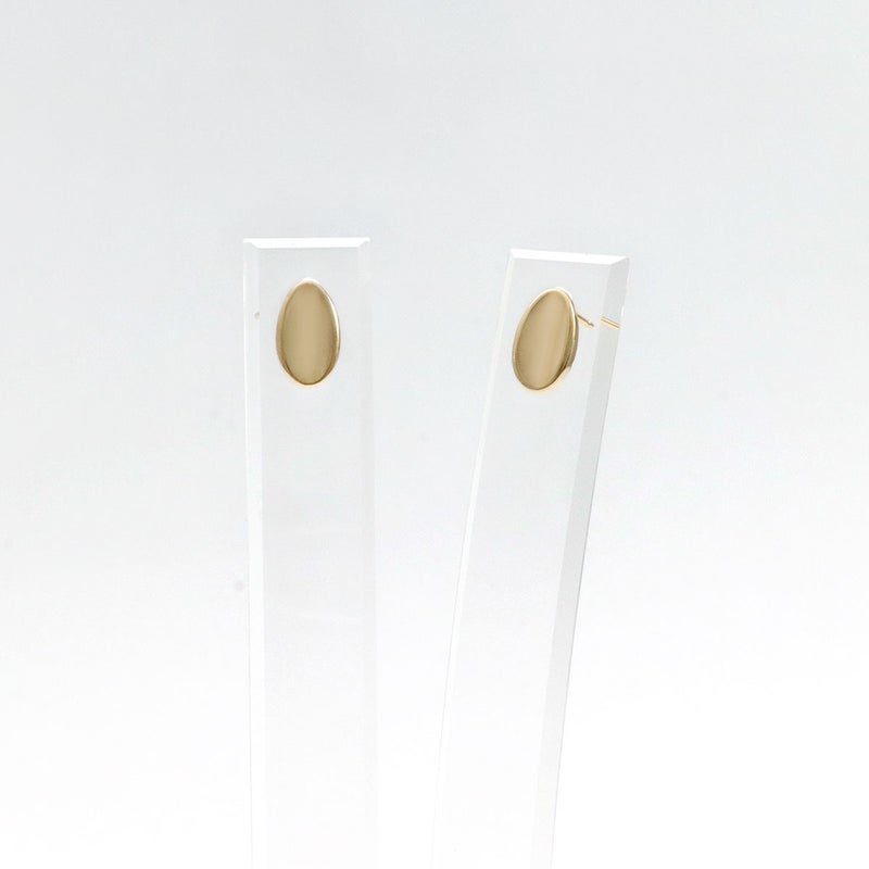 K18YG オーバル ピアス_09