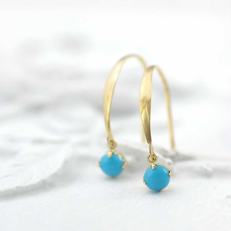 K18YG ターコイズピアス_02