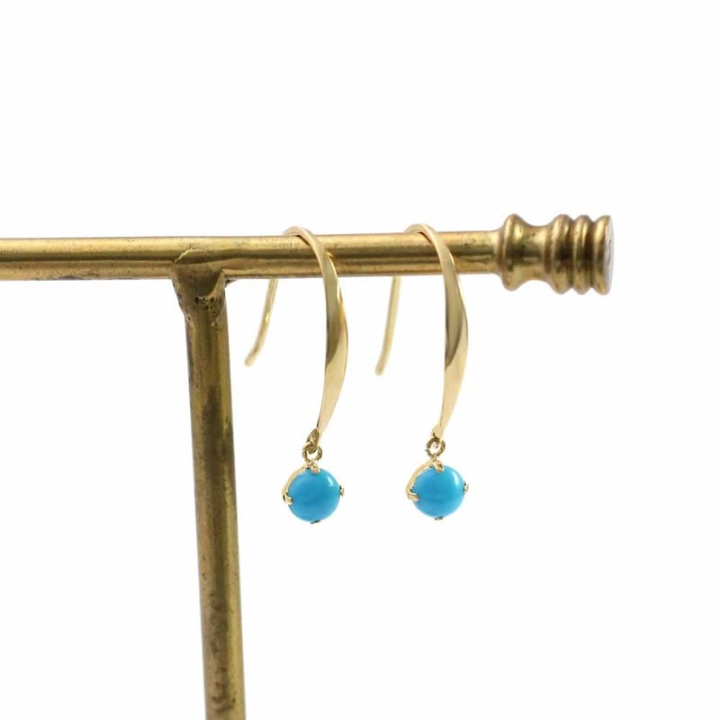 K18YG ターコイズピアス_04