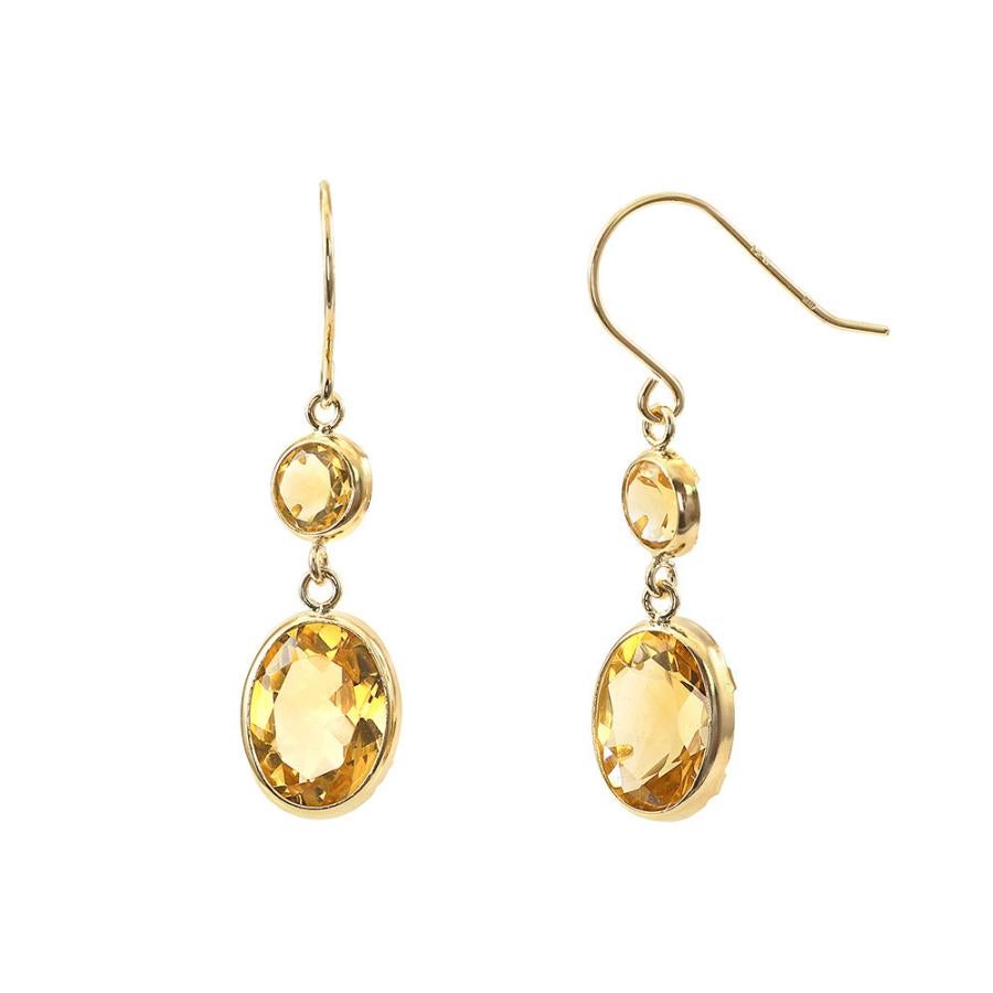 K18YG ガーネットroアメジストorペリドットorシトリン フックピアス_24