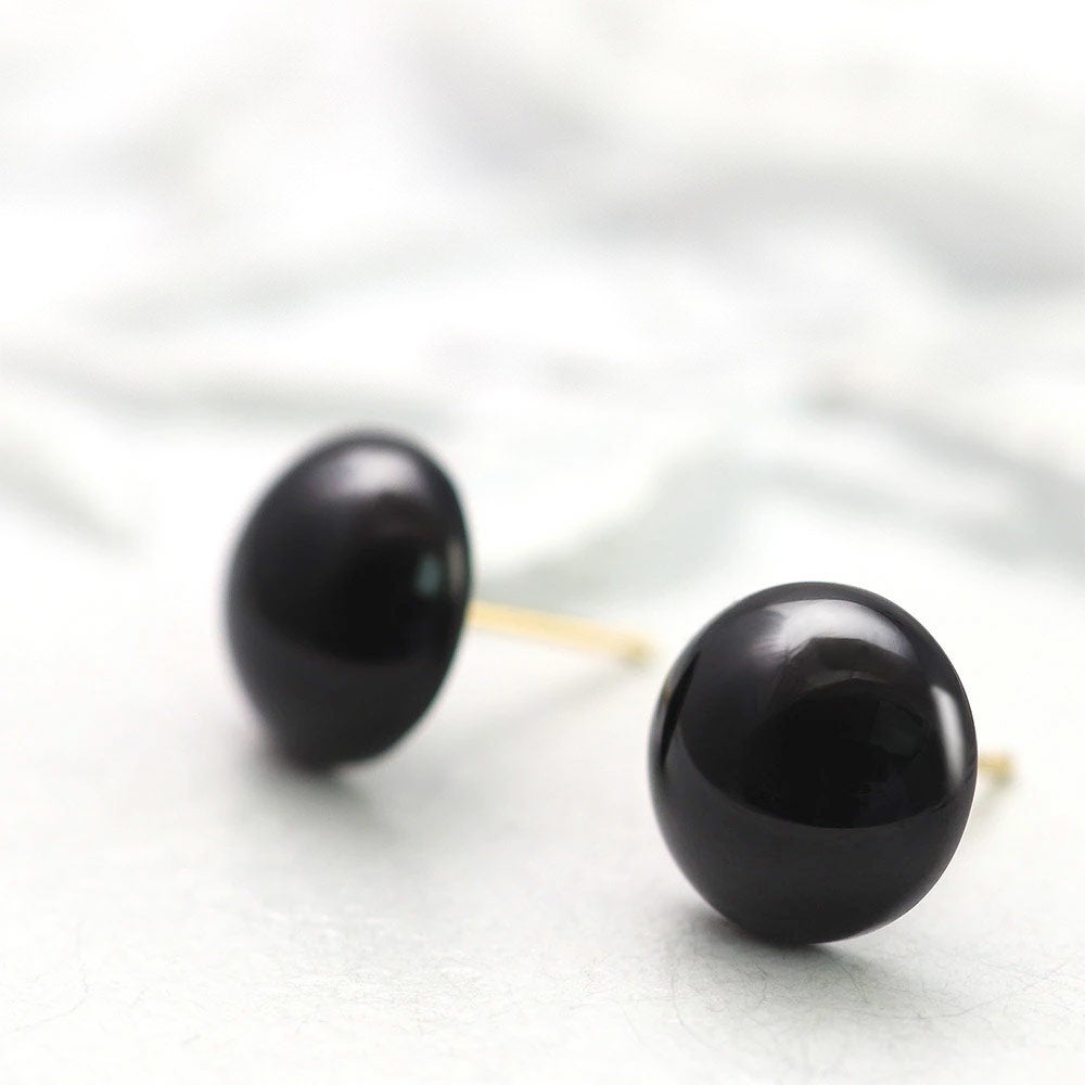 K18YG オニキス ピアス_10