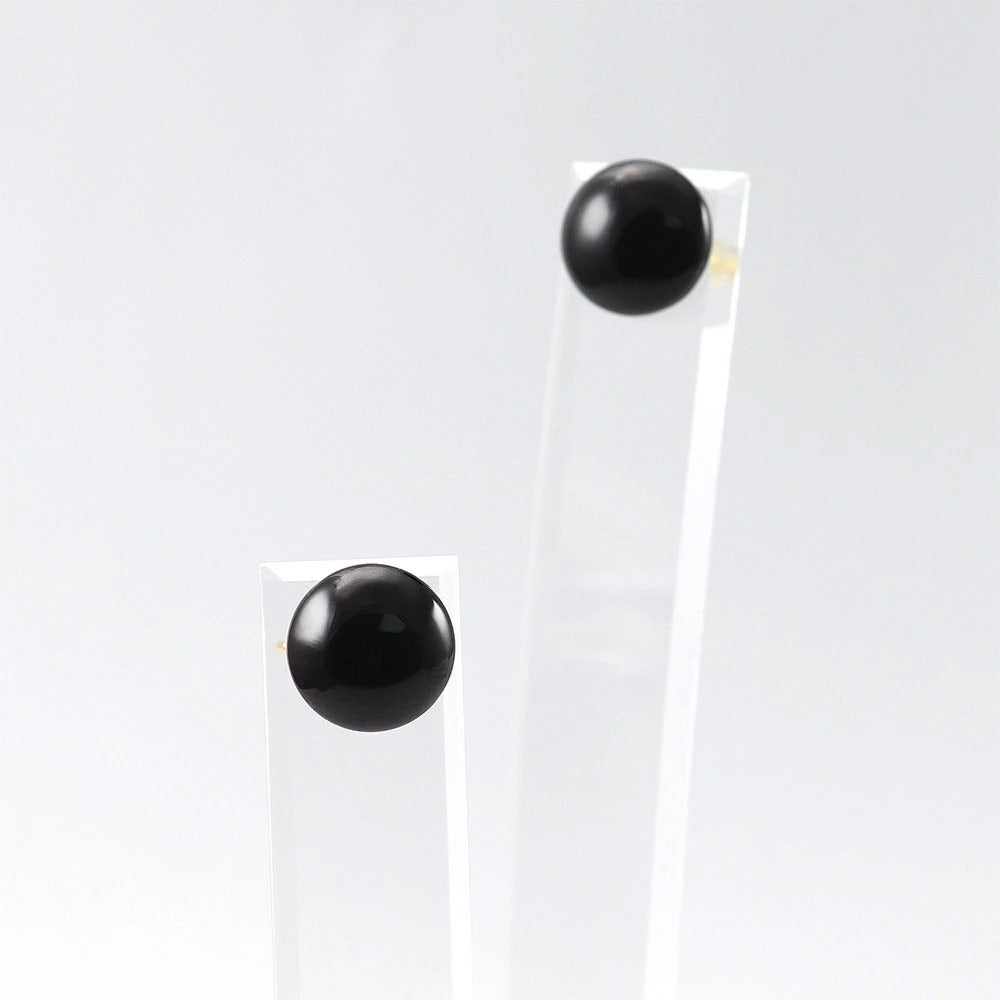 K18YG オニキス ピアス_11