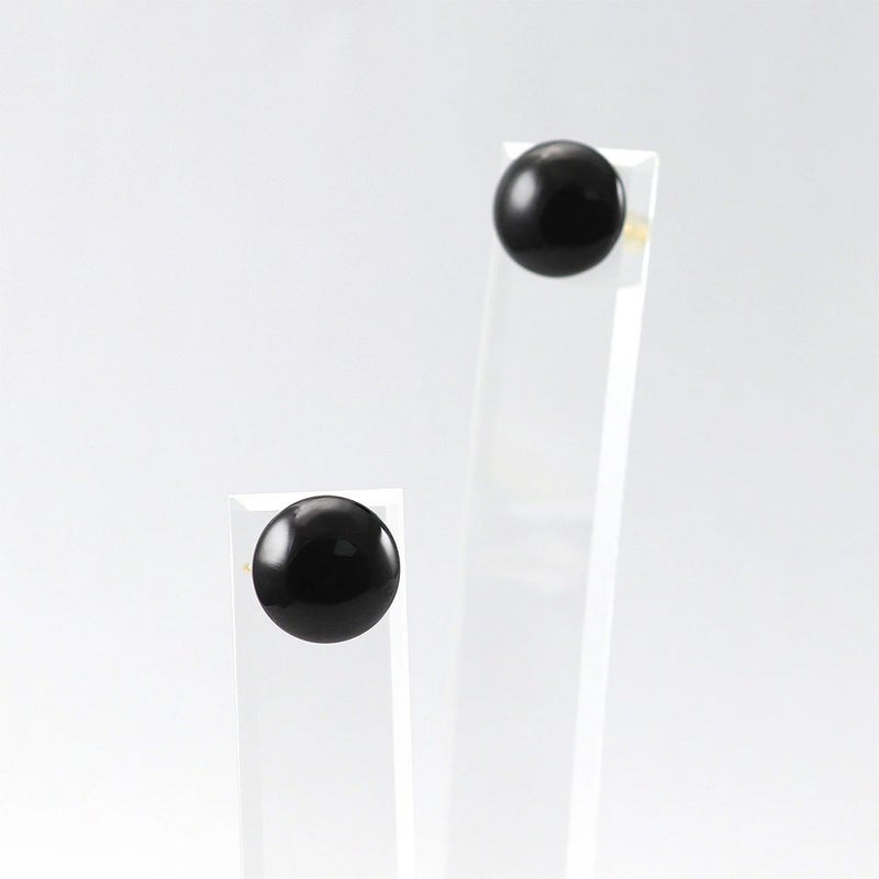 K18YG オニキス ピアス_11