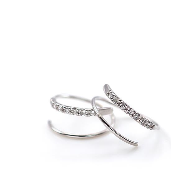 K18WG ダイヤモンド フープピアス_02