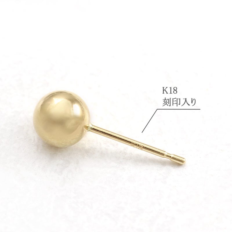 K18YG 丸玉ピアス_05