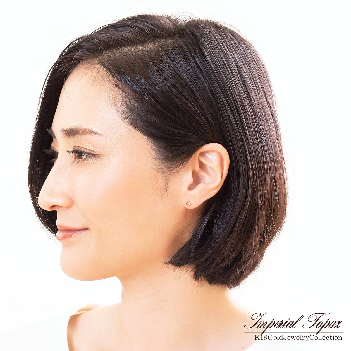 K18YG インペリアルトパーズピアス 11月の誕生石_11