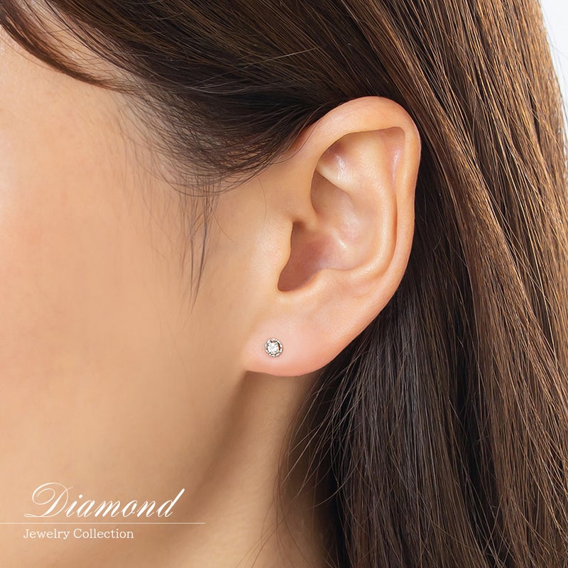 Pt900 ダイヤモンド ピアス_09