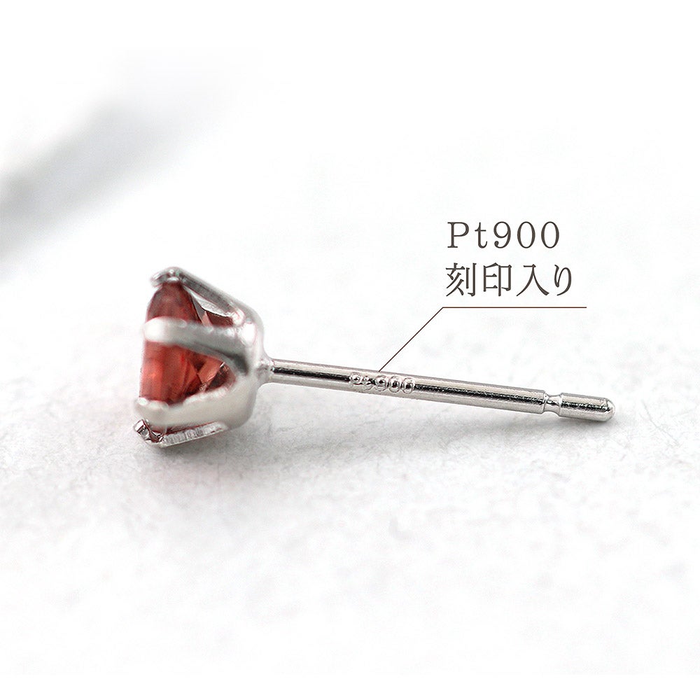 Pt900 誕生石 ピアス_10