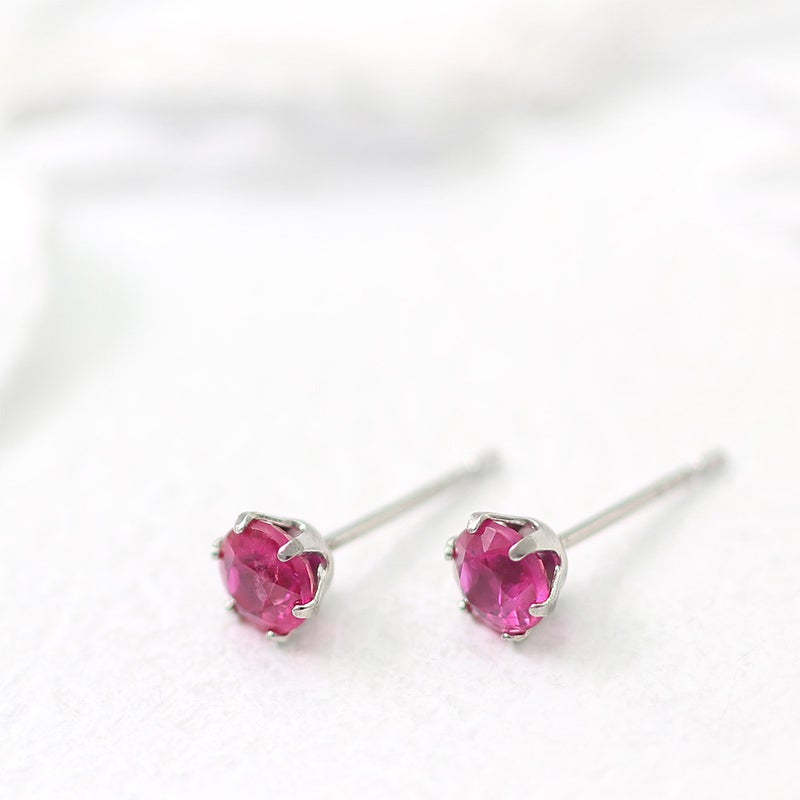 Pt900 誕生石 ピアス_12