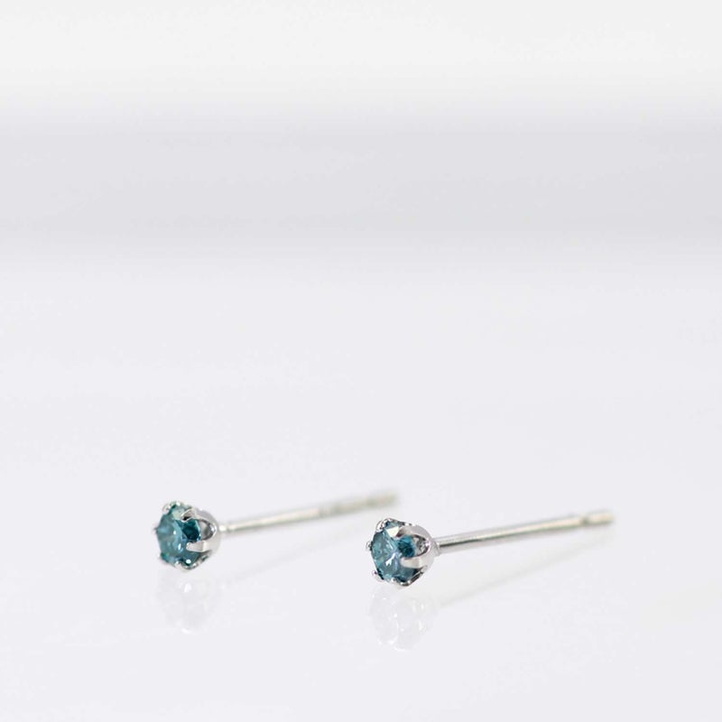 Pt900 ブルーダイヤモンド ピアス_03