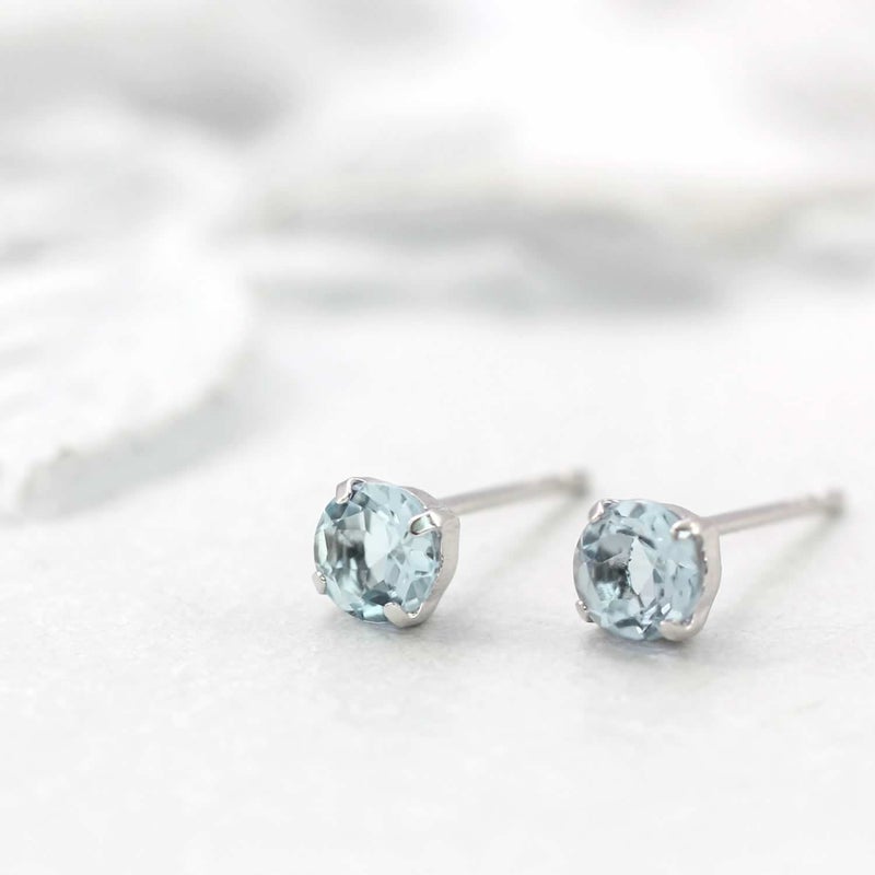 Pt900 アクアマリン ピアス_09