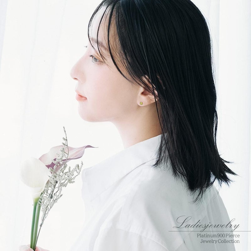 Pt900 スフェーン ピアス_09