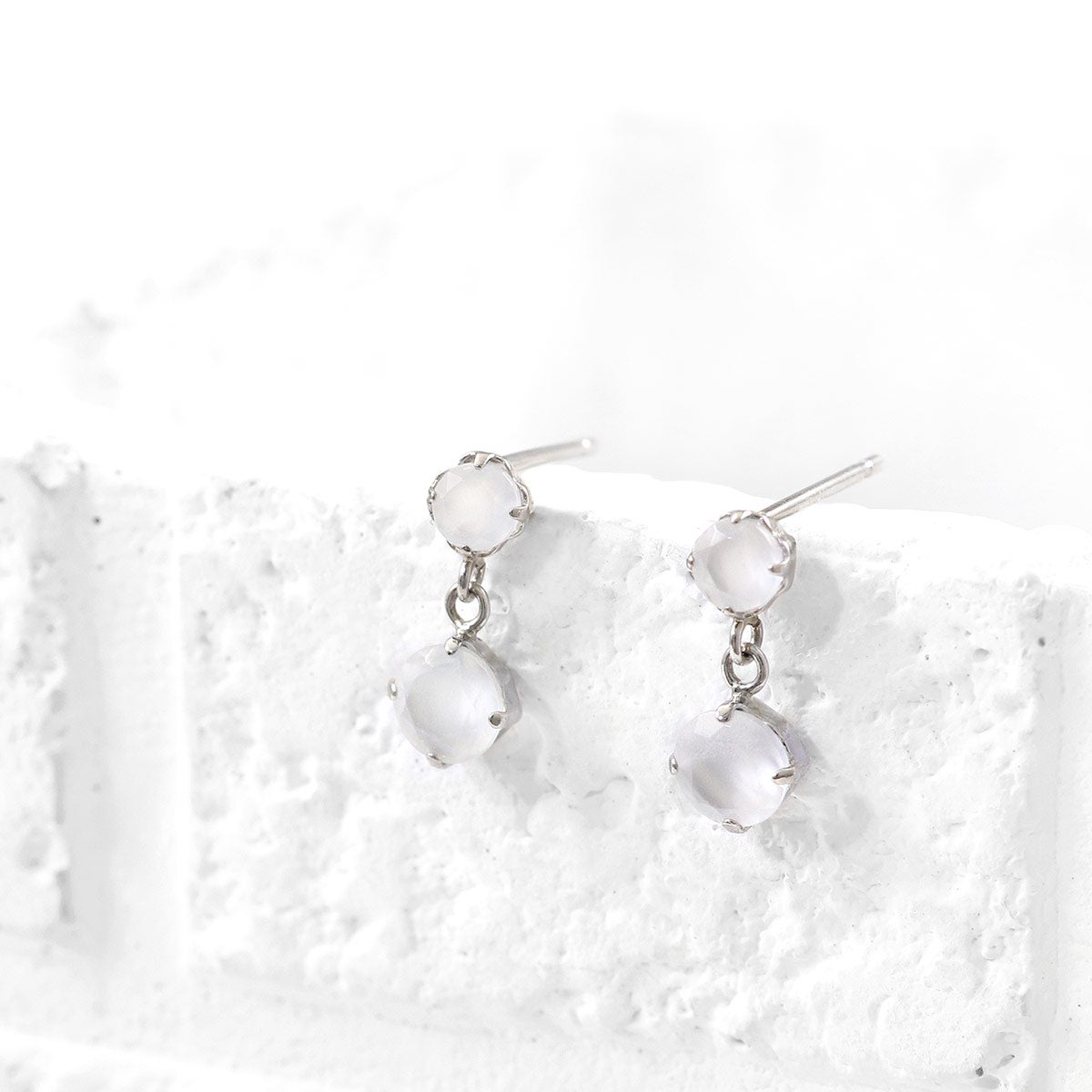 Pt900 ムーンストーン ピアス_02