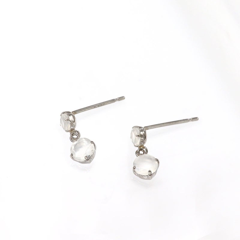 Pt900 ムーンストーン ピアス_03