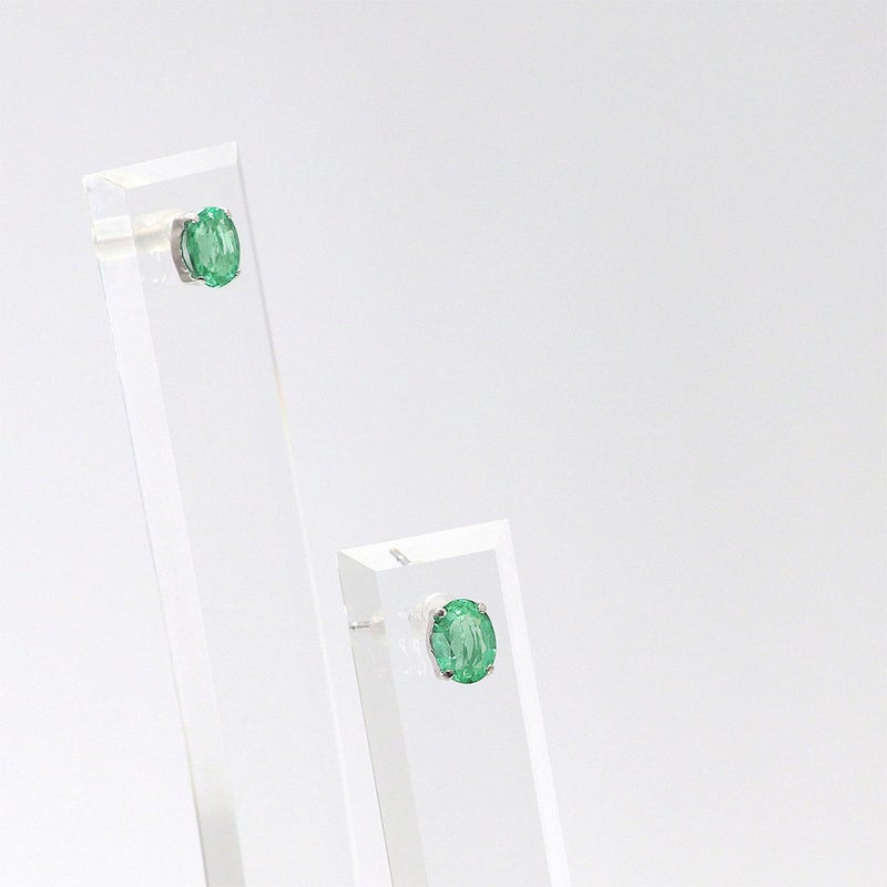 Pt900 エメラルド ピアス_10