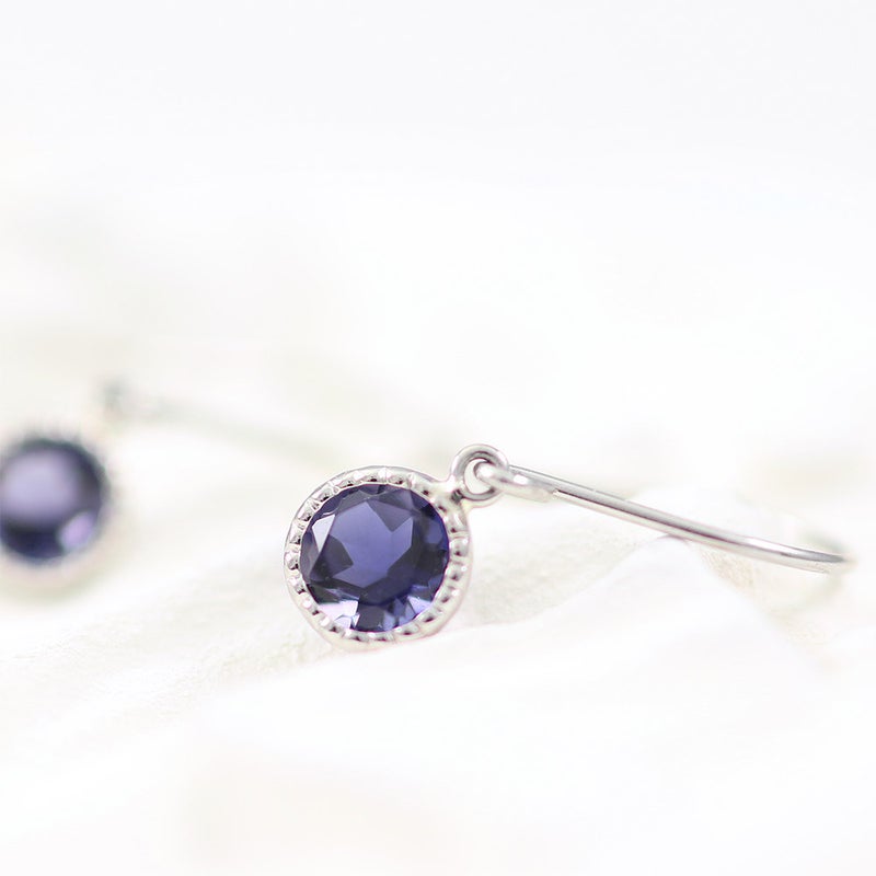 Pt900 アイオライト フックピアス_04