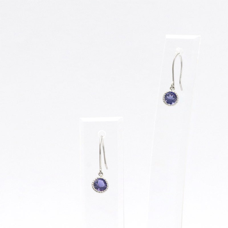 Pt900 アイオライト フックピアス_11