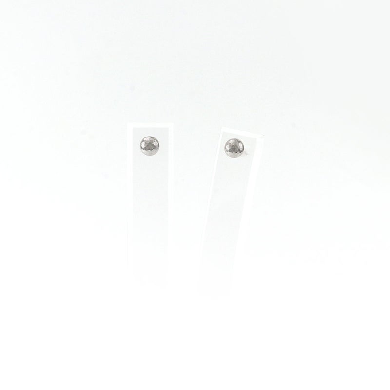 Pt900 丸玉 ミラーボールピアス_09