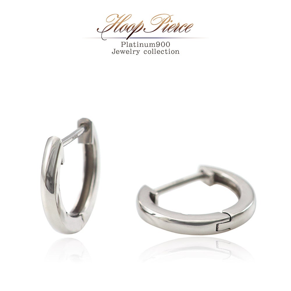 Pt900 フープピアス_01