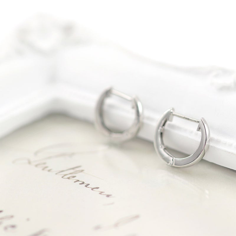 Pt900 フープピアス_11