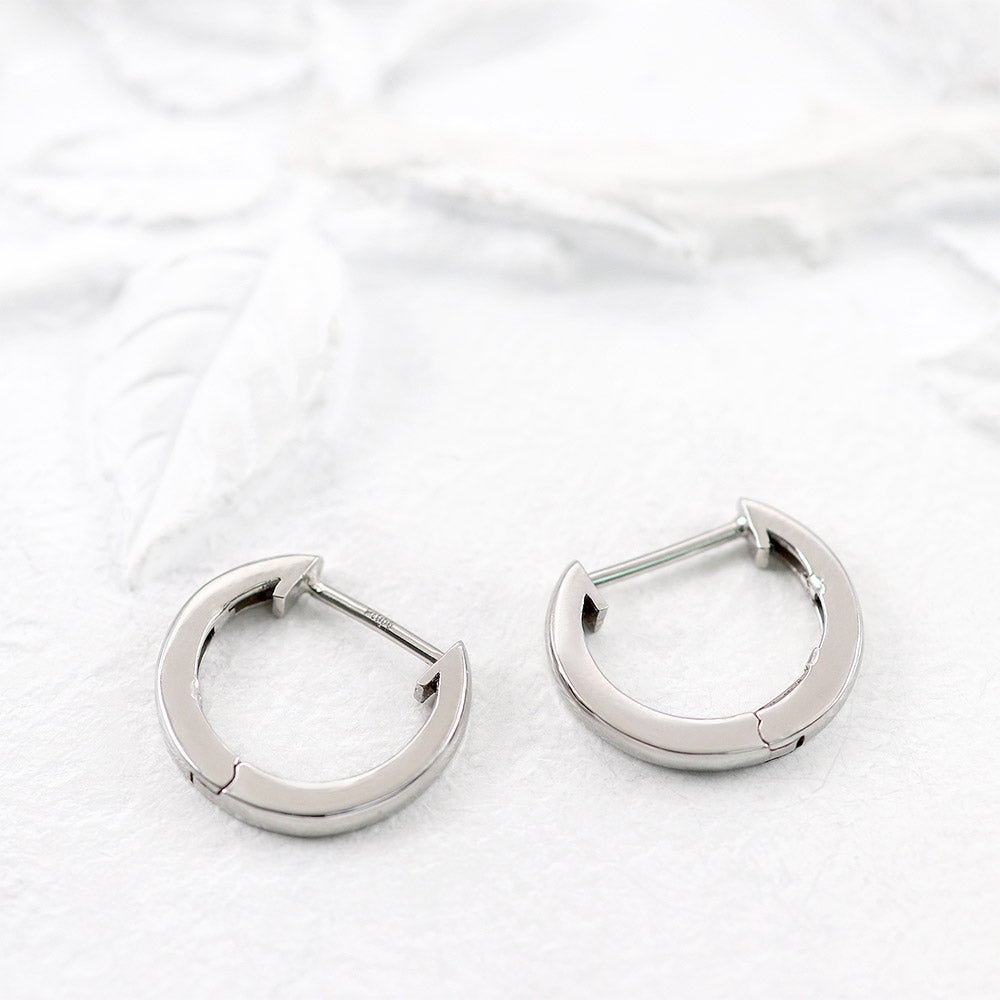 Pt900 フープピアス_12