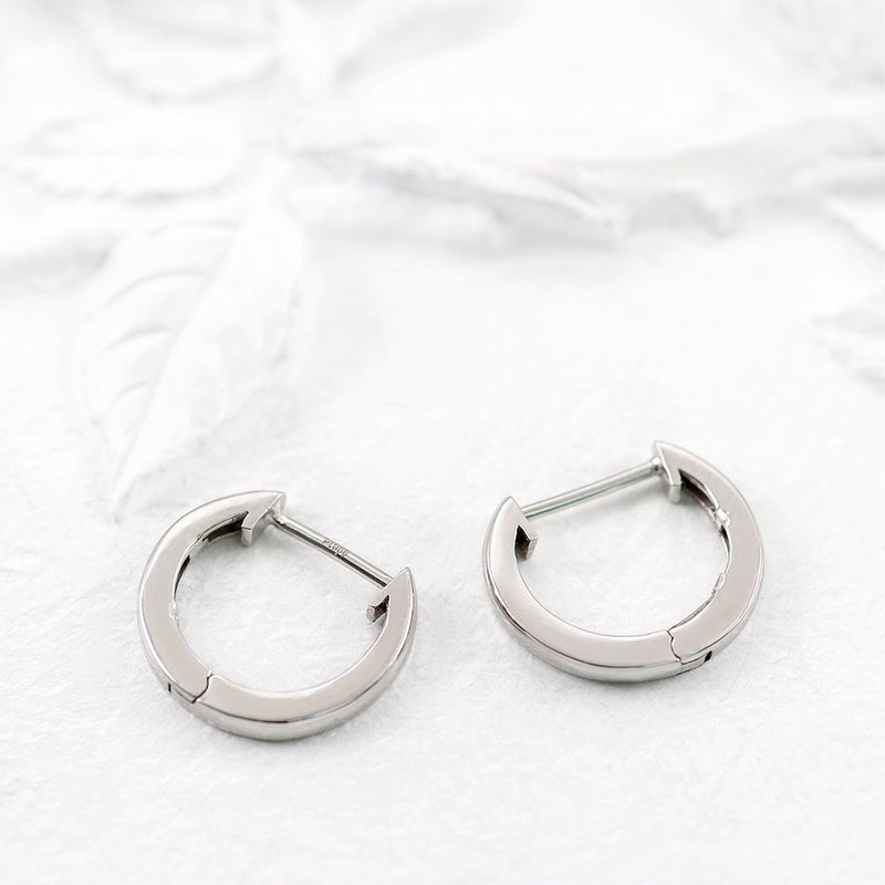 Pt900 フープピアス_12