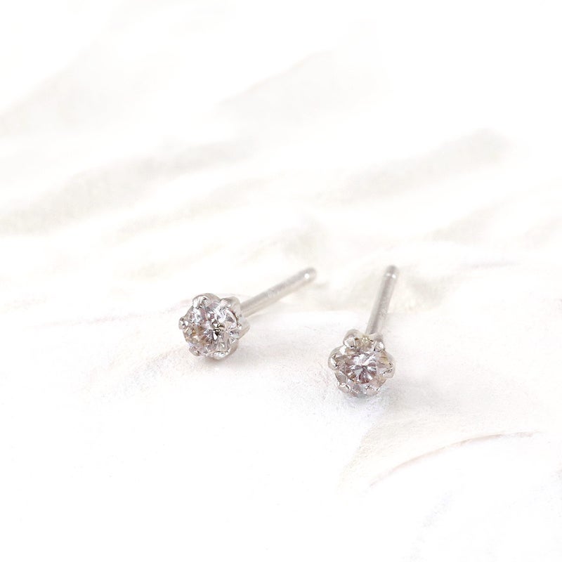 Pt900 ブラウンダイヤモンド ピアス_02