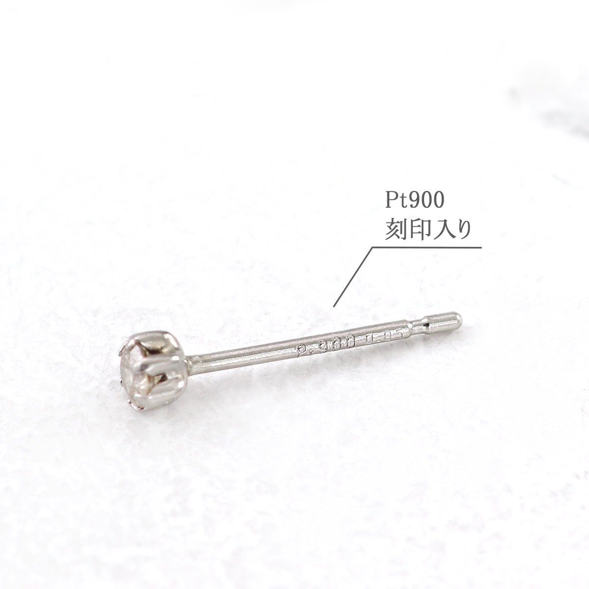Pt900 ブラウンダイヤモンド ピアス_05