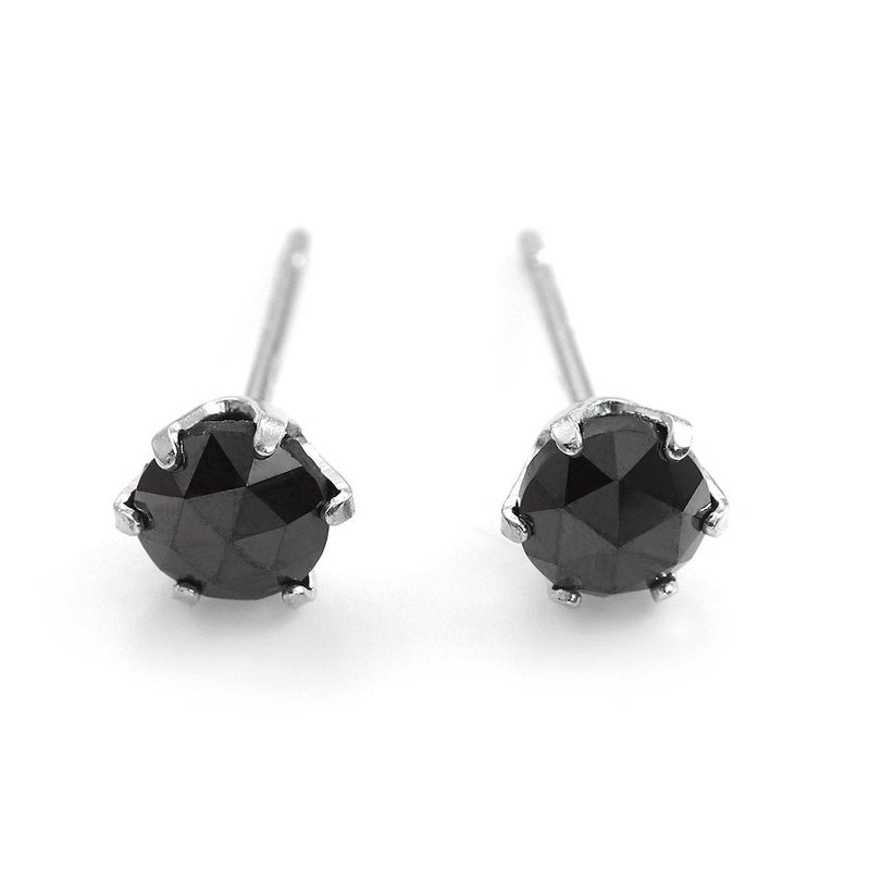 Pt900 ブラックダイヤモンド ピアス_03