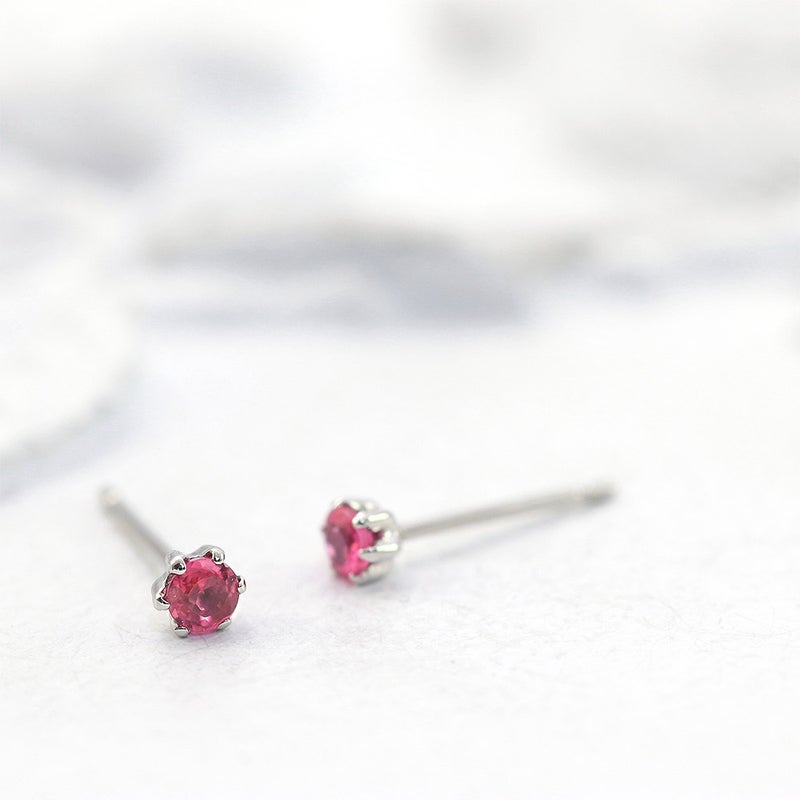 Pt900 ピンクスピネル ピアス_04