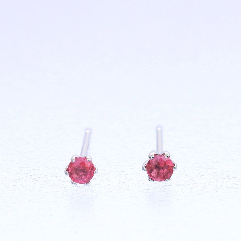 Pt900 ピンクスピネル ピアス_09