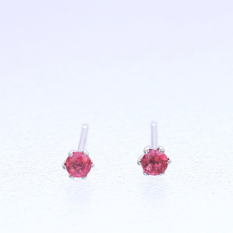 Pt900 ピンクスピネル ピアス_09