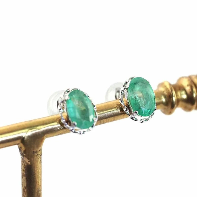 Pt900 エメラルド ピアス_03