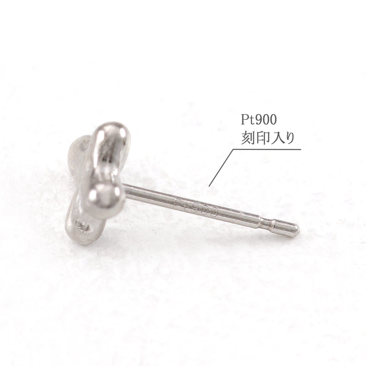 Pt900 クロスモチーフ ピアス_05