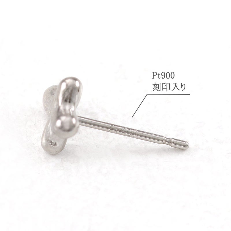 Pt900 クロスモチーフ ピアス_05