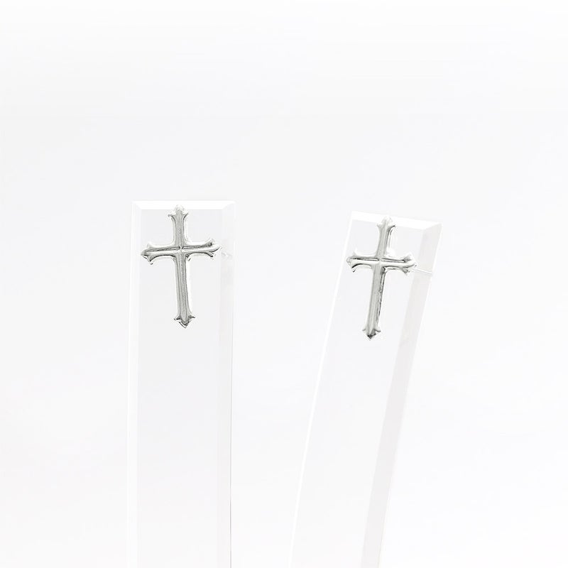 Pt900 クロス ピアス_03