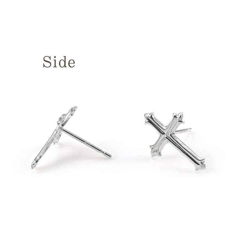 Pt900 クロス ピアス_09