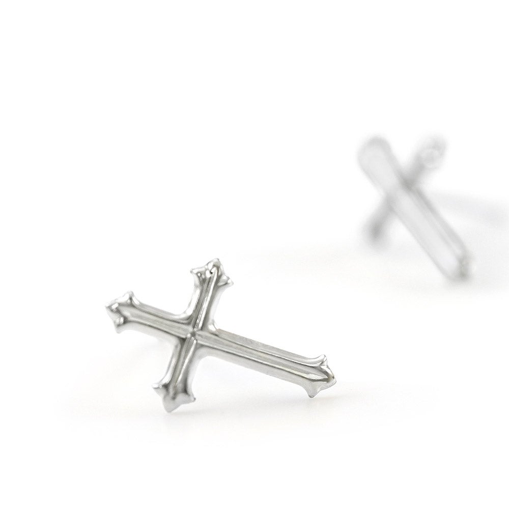 Pt900 クロス ピアス_11